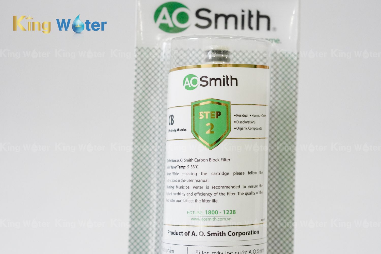 Lõi lọc số 4 Ao Smith Carbon Block | LX-0023-V