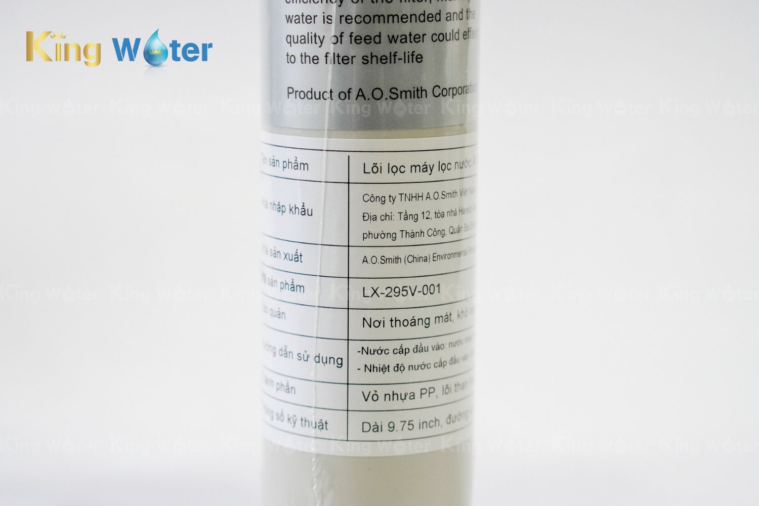 Combo 5 Lõi Lọc Nước AO Smith AR600-C-S-1