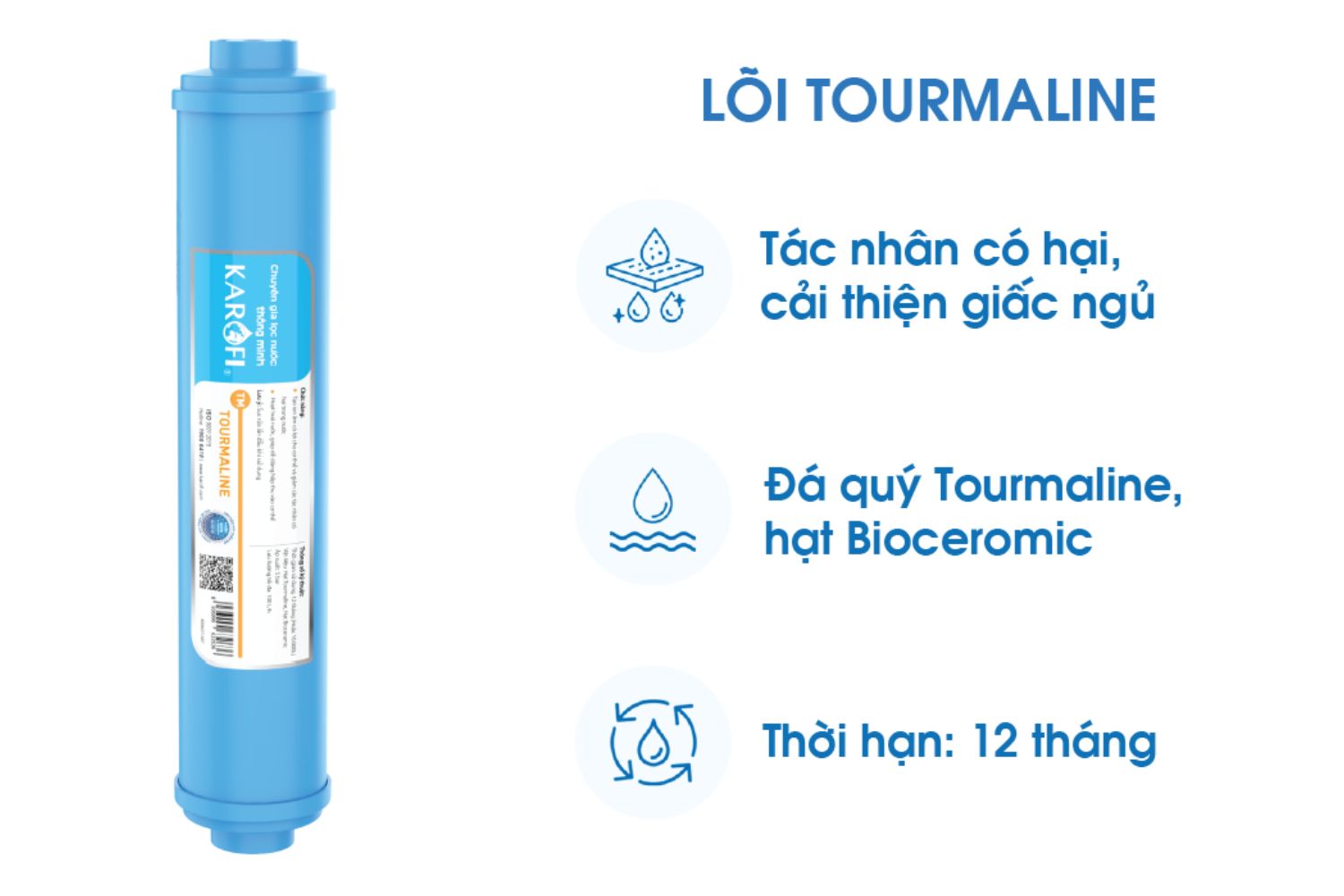 Lõi Chức Năng Karofi Số 7 - Lõi Tourmaline