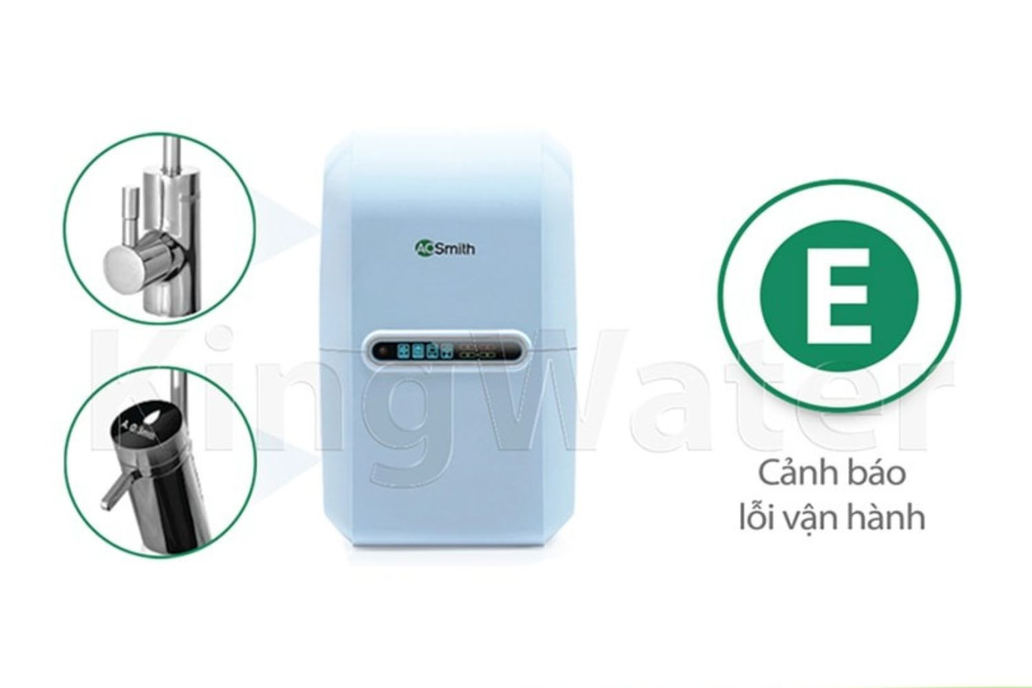 Máy Lọc Nước RO AO Smith A1 | Âm Tủ 5 Lõi Lọc