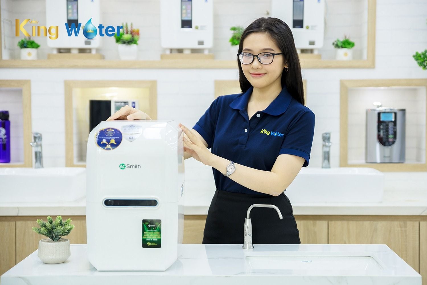 Máy Lọc Nước RO AO Smith G1 | Âm Tủ 5 Lõi Lọc