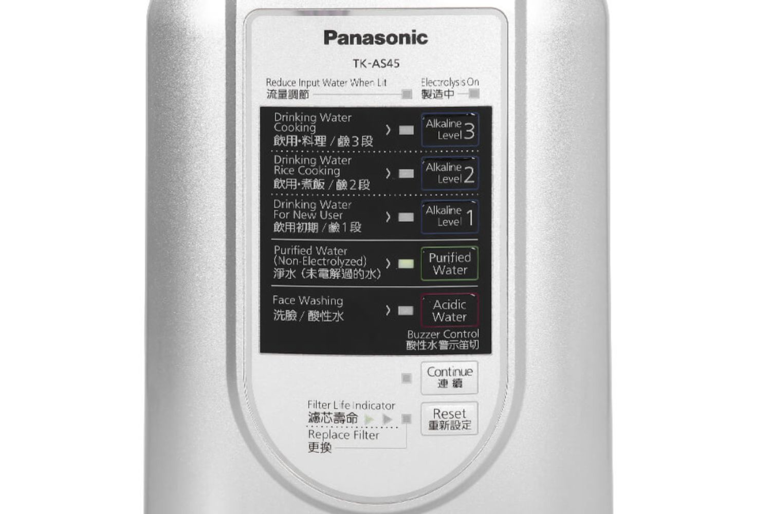 Máy Lọc Nước Điện Giải Ion Kiềm Panasonic TK-AS45 | 3 Tấm Điện Cực