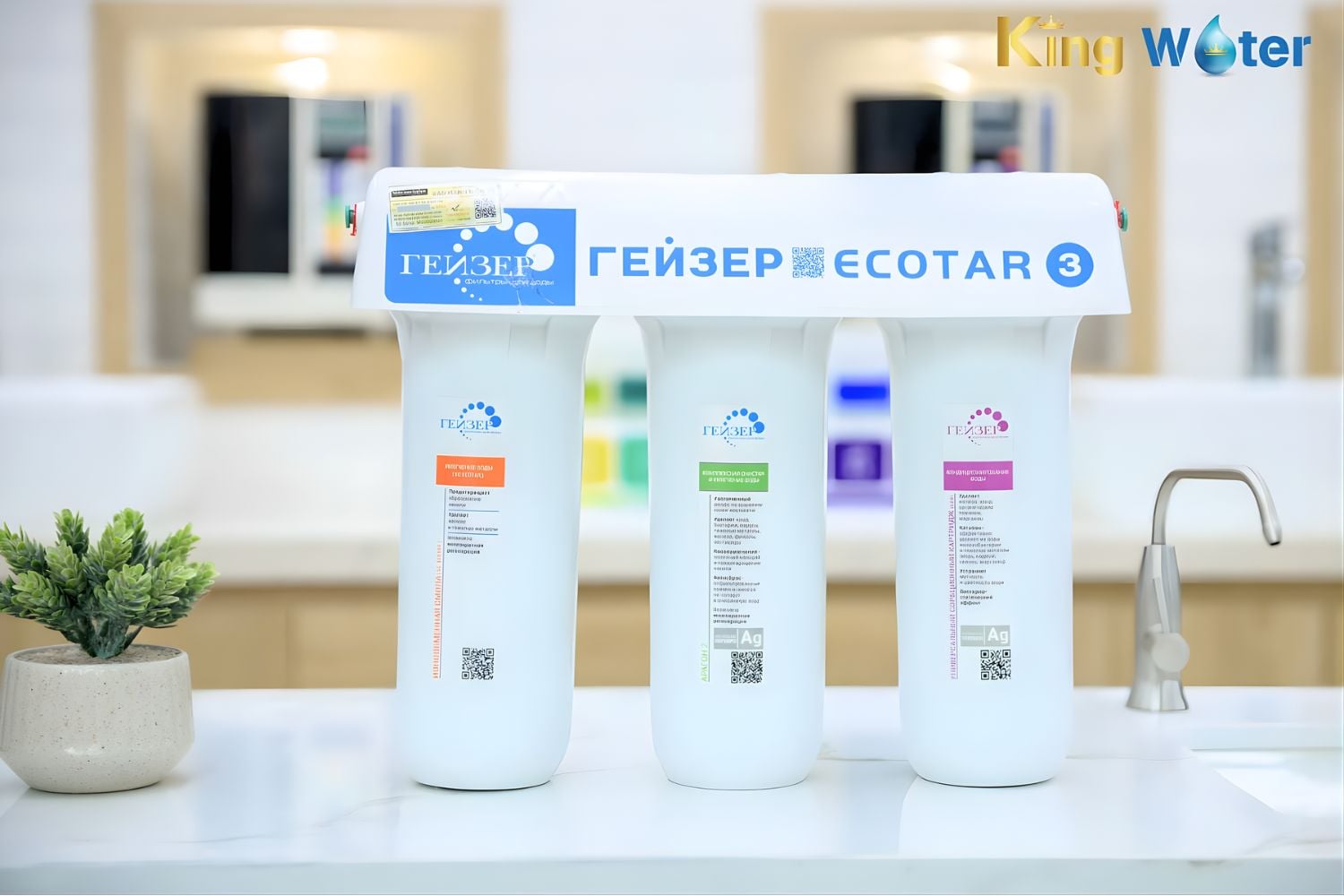 Máy Lọc Nước Nano Geyser Ecotar 3 | 3 Lõi Lọc