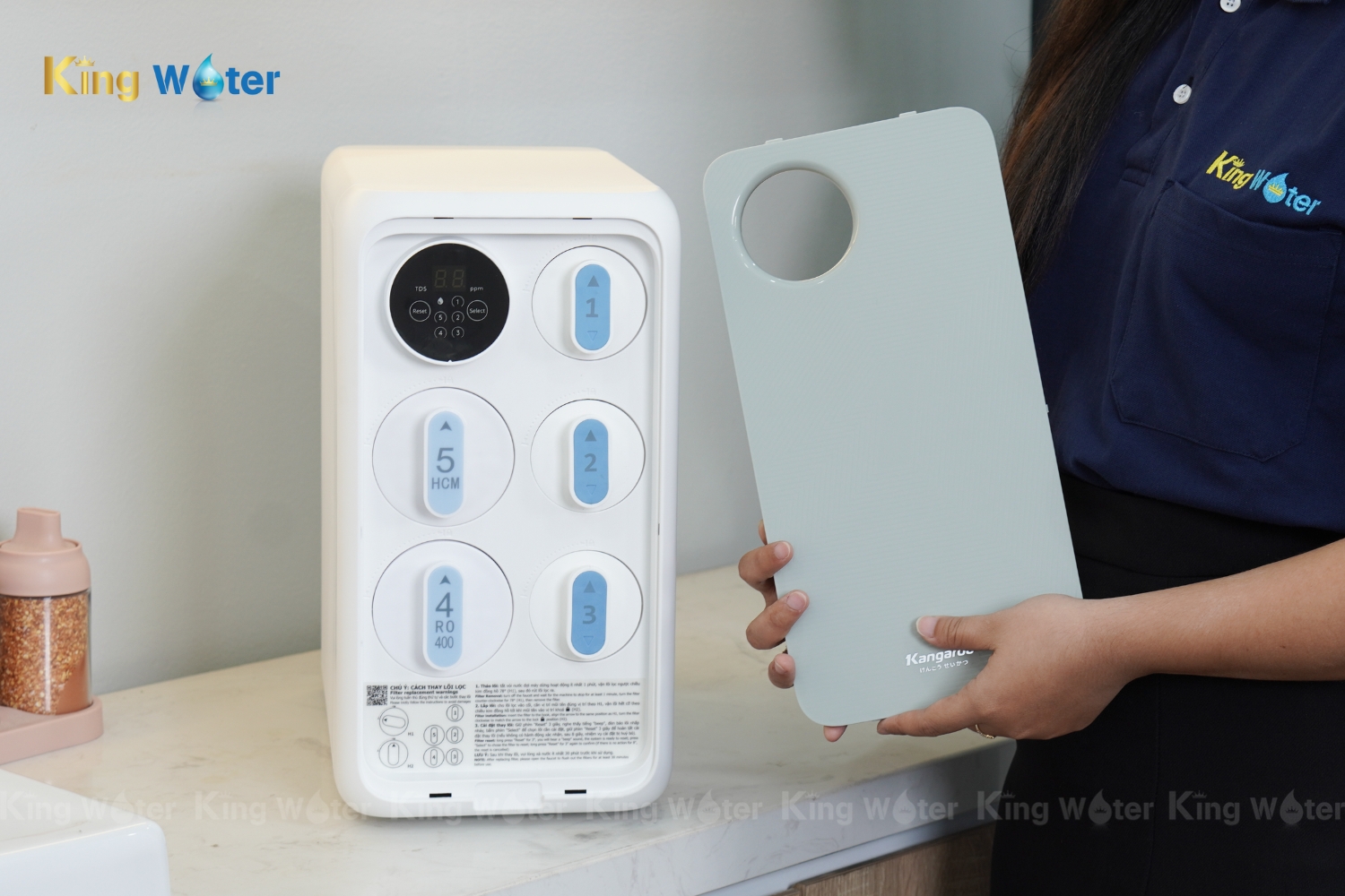Máy lọc nước Kangaroo Hydrogen KG400HU | 5 Lõi