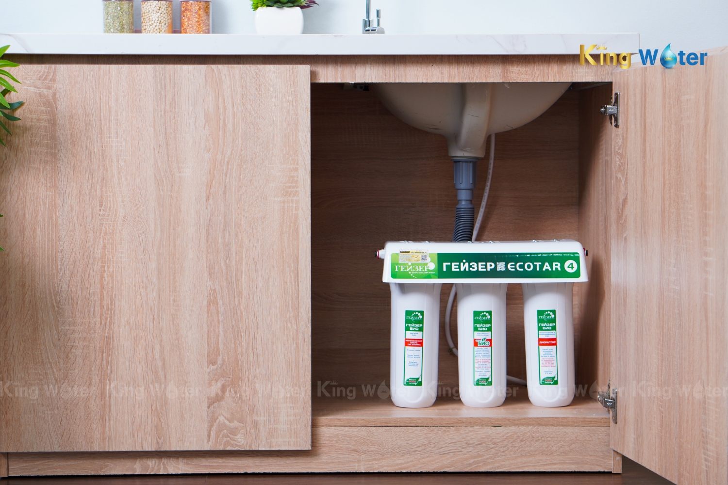 Máy Lọc Nước Nano Geyser Ecotar 4 | 3 Lõi Lọc
