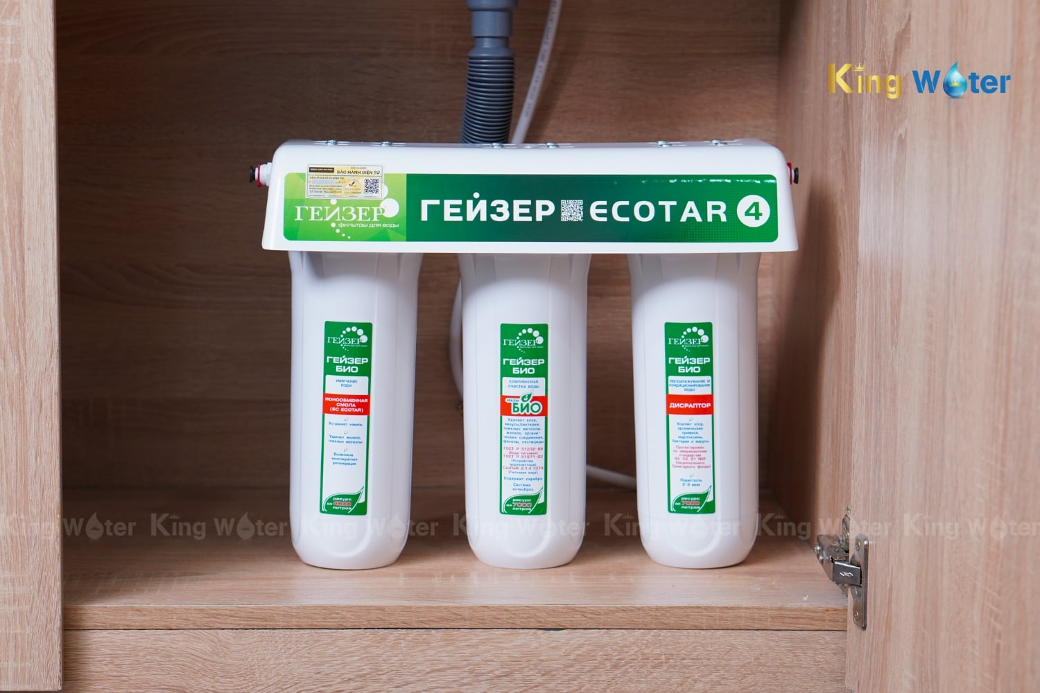 Máy Lọc Nước Nano Geyser Ecotar 4 | 3 Lõi Lọc