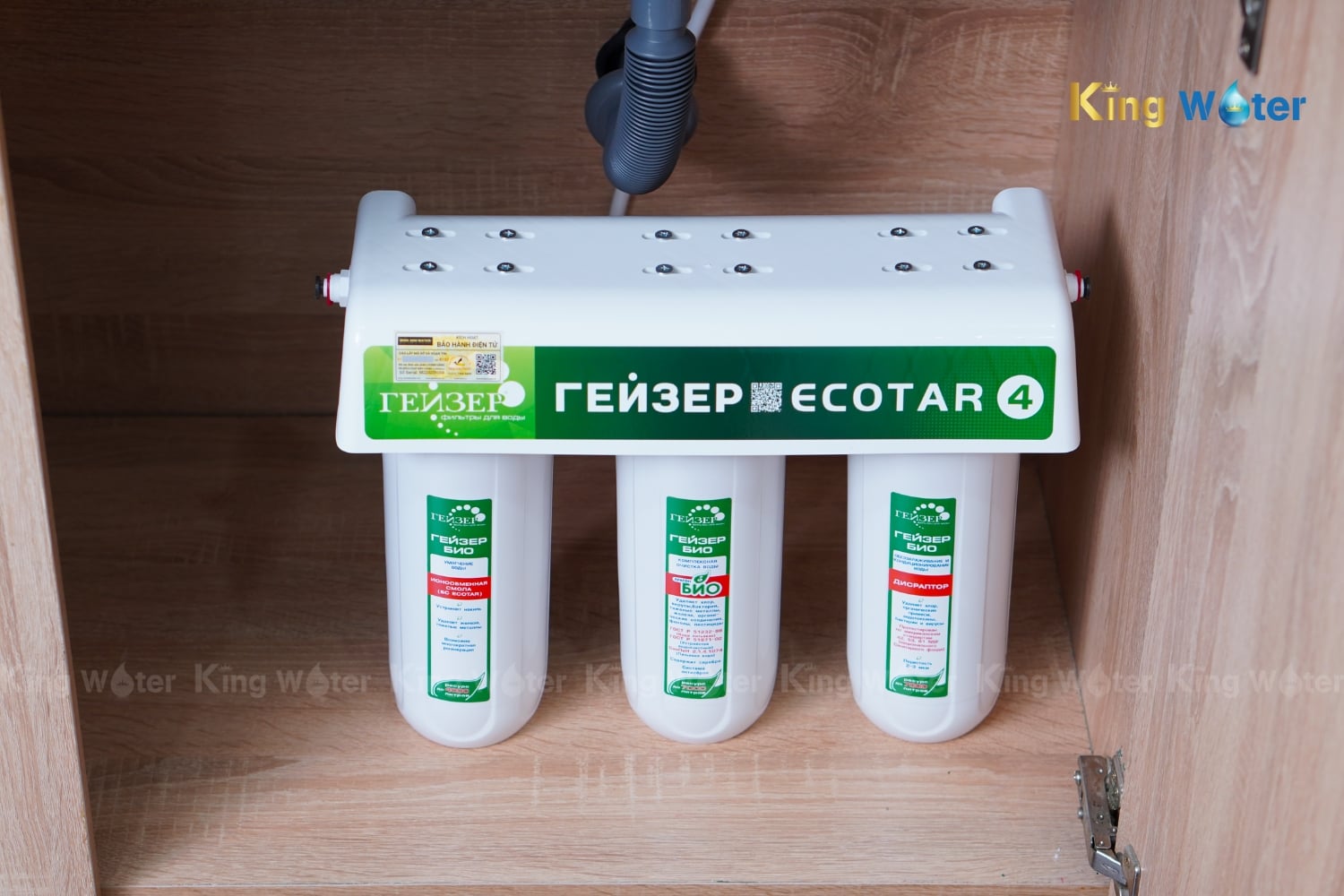 Máy Lọc Nước Nano Geyser Ecotar 4 | 3 Lõi Lọc