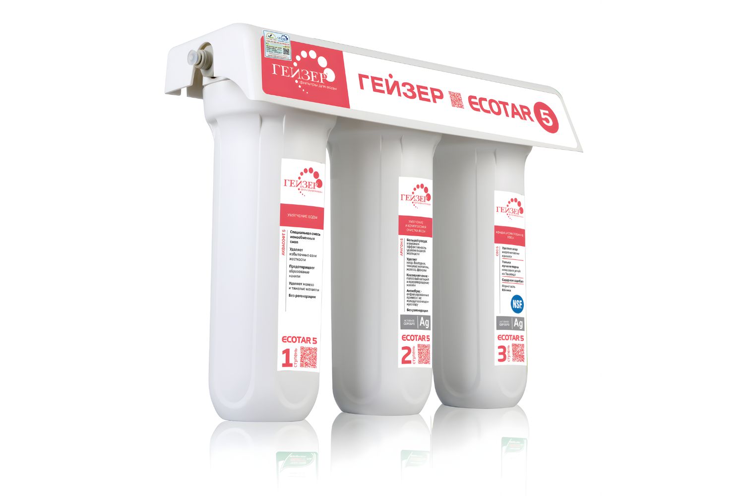 Máy Lọc Nước Nano Geyser Ecotar 5 | 3 Lõi Lọc