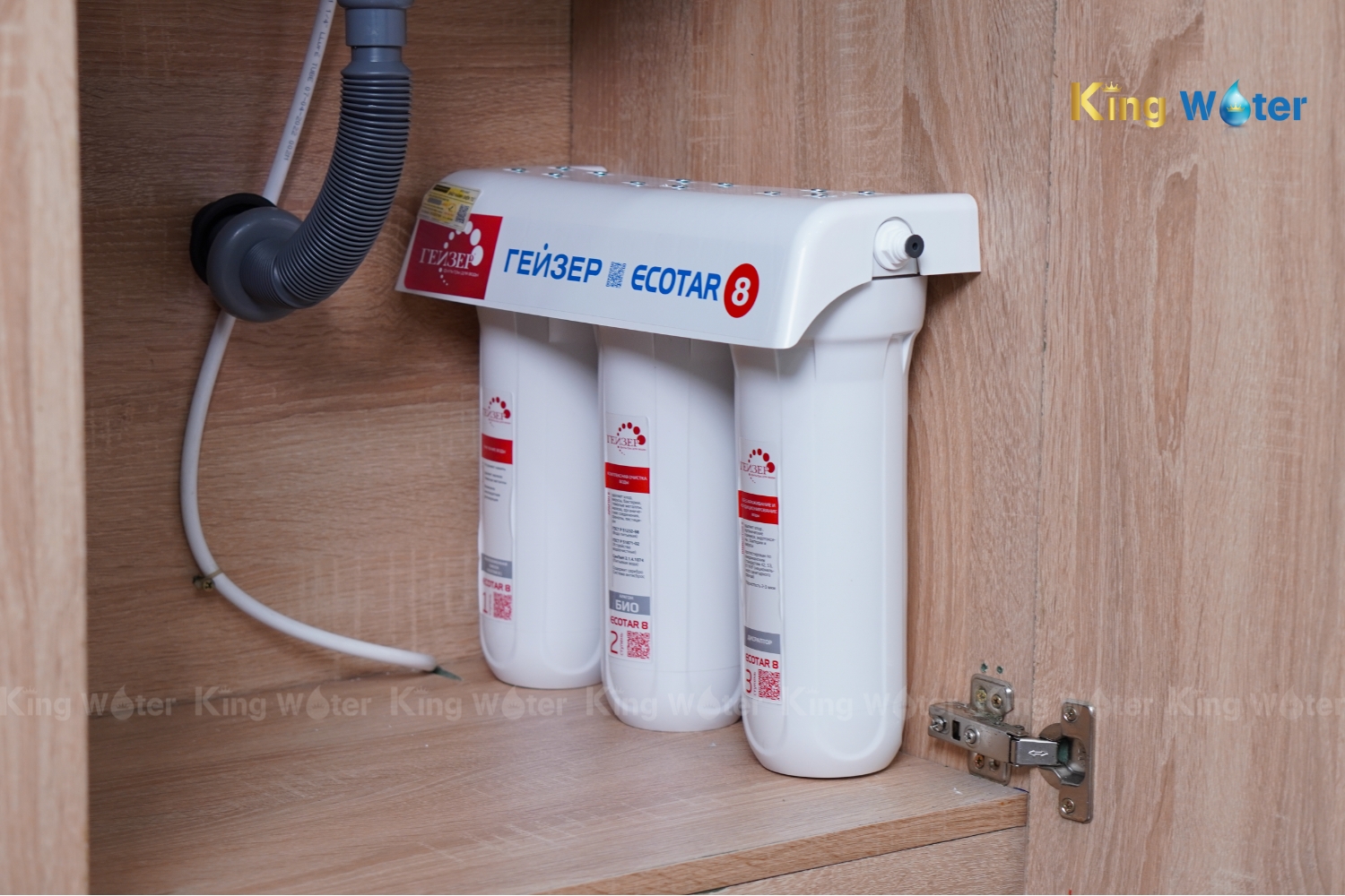 Máy Lọc Nước Nano Ion Canxi Geyser Ecotar 8 | 3 Lõi Lọc