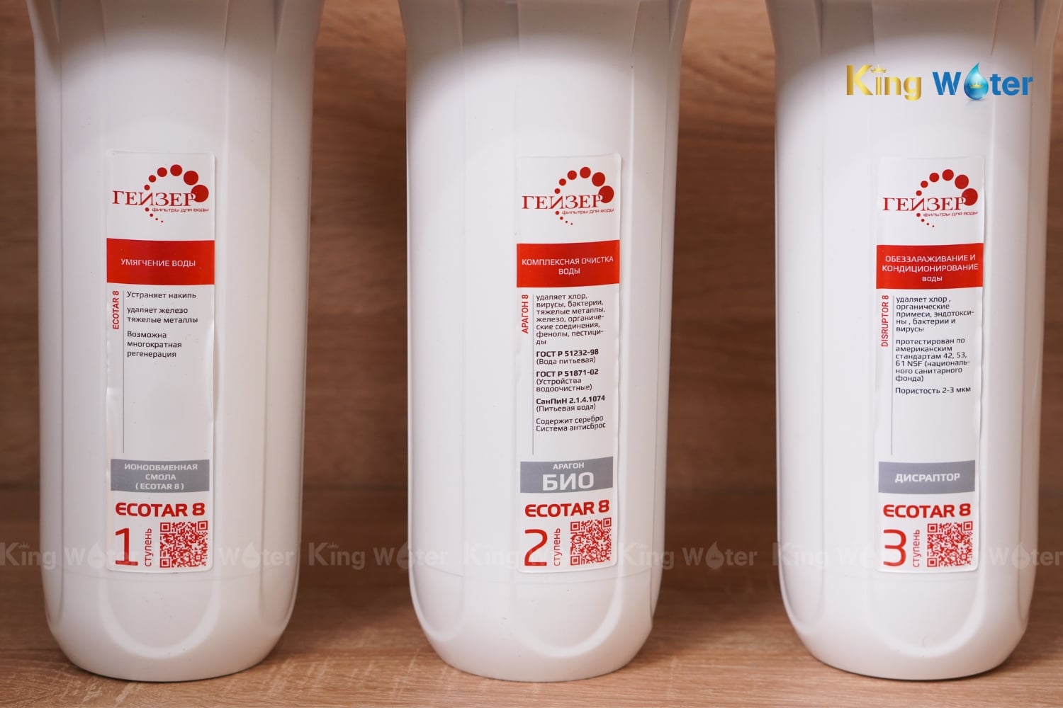 Máy Lọc Nước Nano Ion Canxi Geyser Ecotar 8 | 3 Lõi Lọc