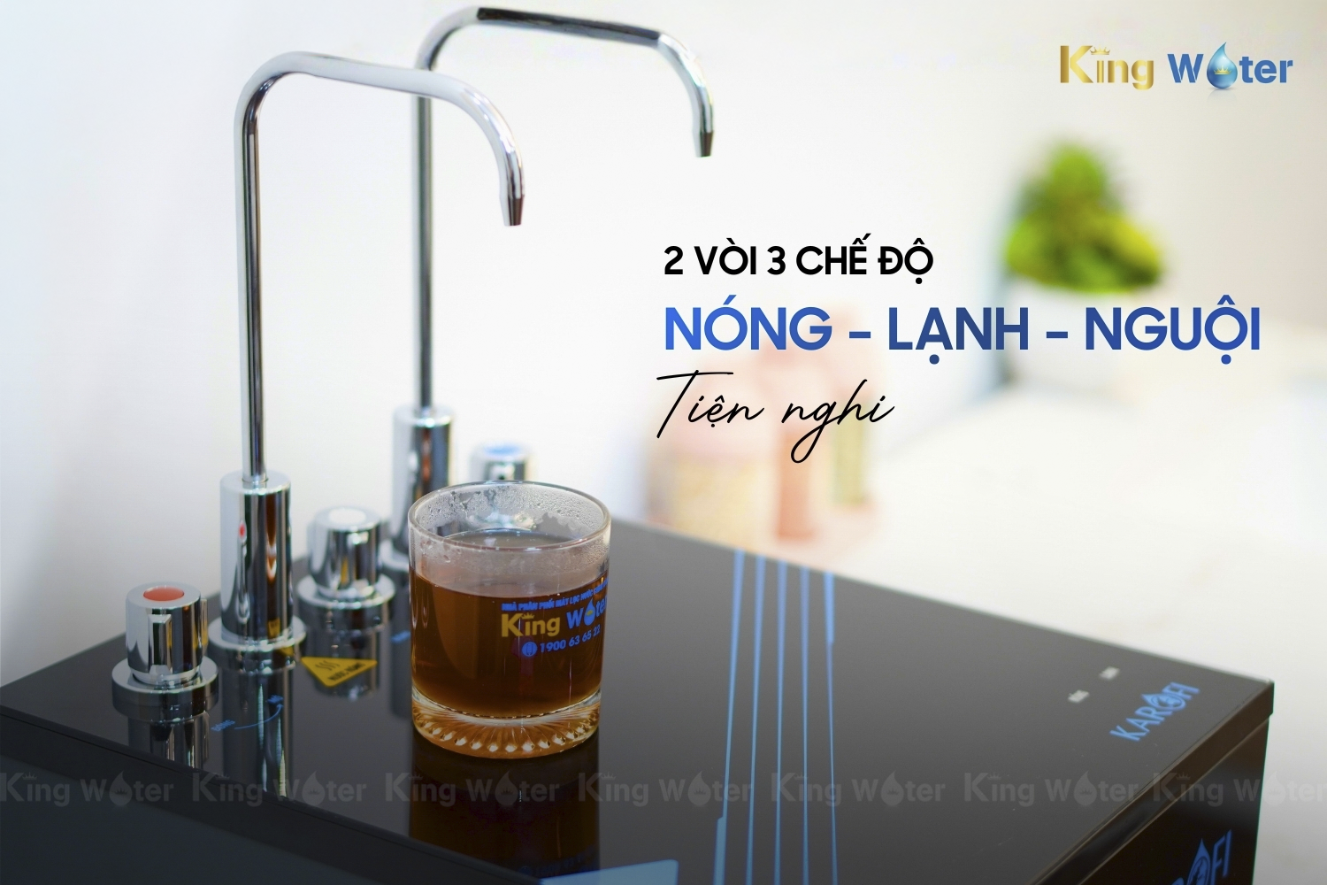 Máy Lọc Nước Nóng Lạnh Karofi KAD-L68 | Tủ Đứng 11 Lõi
