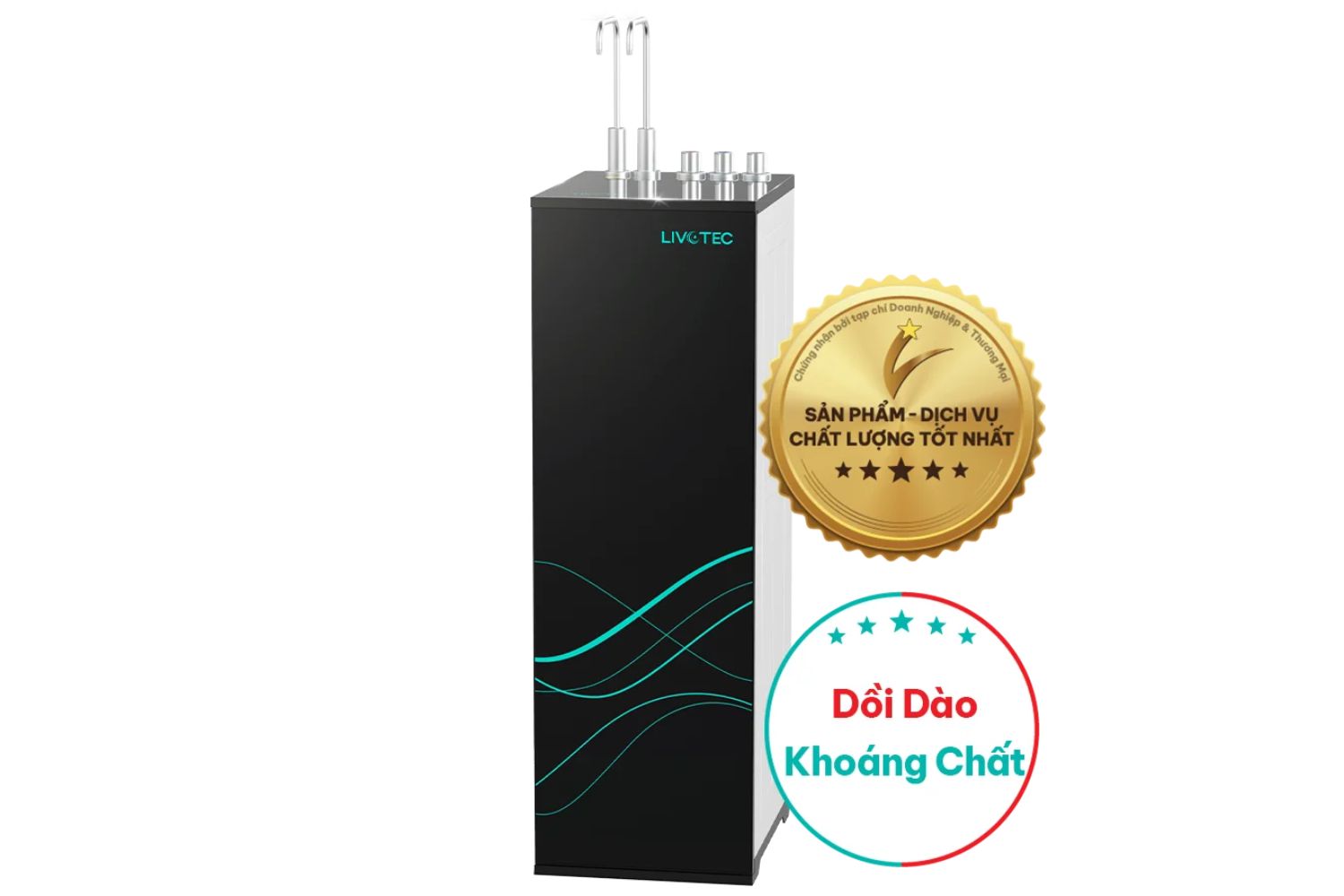 Máy Lọc Nước RO Nóng Lạnh Karofi Livotec 628S | Tủ Đứng 10 Lõi