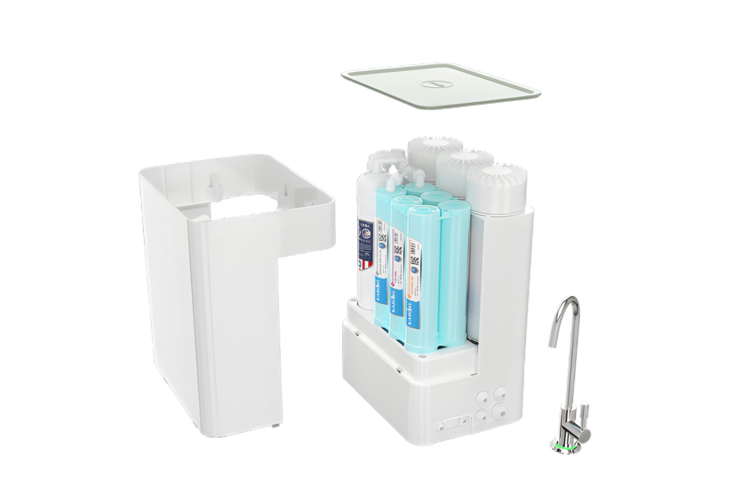 Máy Lọc Nước RO Karofi KAQ-U98 | Để Gầm 10 Lõi