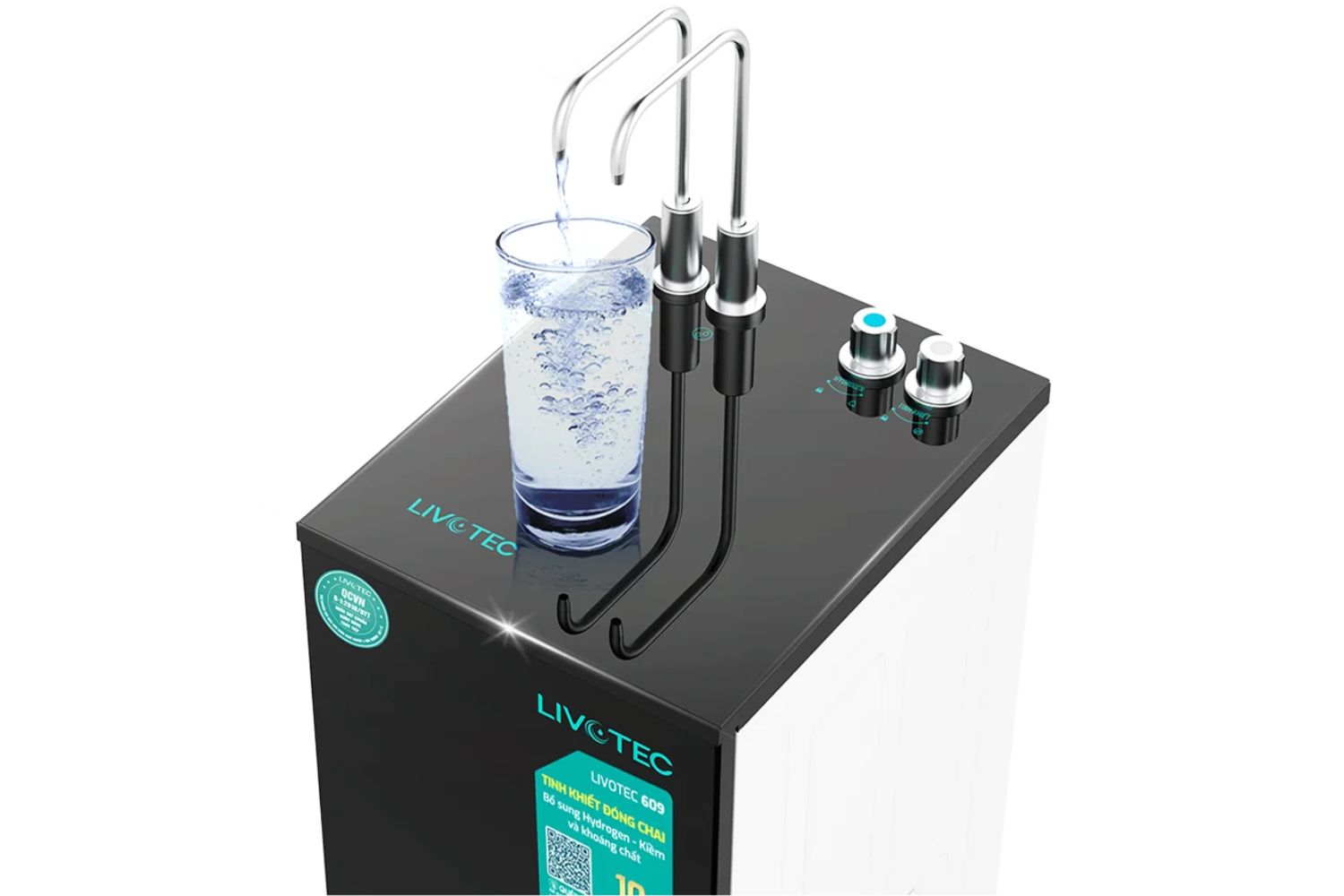 Máy Lọc Nước RO Hydrogen Karofi Lovitec 609 | Tủ Đứng 10 Lõi