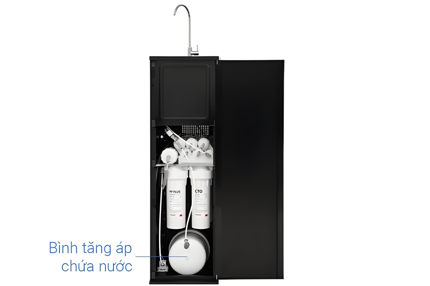 Máy Lọc Nước RO Hydrogen Toshiba TWP-NA1SVN(K) | Tủ Đứng 10 Lõi