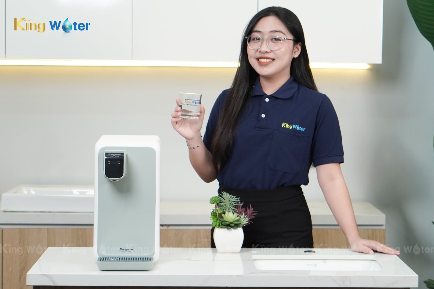 Máy Lọc Nước RO Kangaroo Hydrogen KG400HD | Để Bàn 5 Lõi