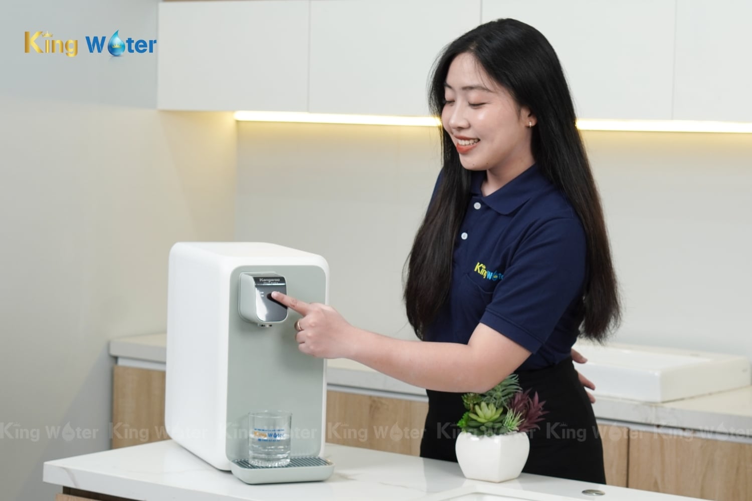 Máy Lọc Nước RO Kangaroo Hydrogen KG400HD | Để Bàn 5 Lõi