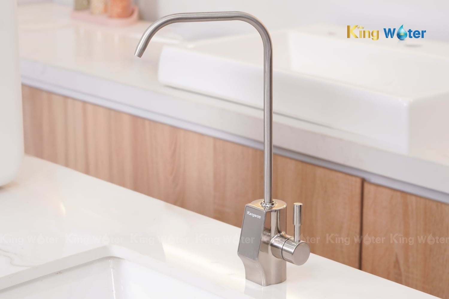 Máy Lọc Nước RO Kangaroo Hydrogen KG400US | Tủ Nguyên Khối Để Gầm 05 Lõi