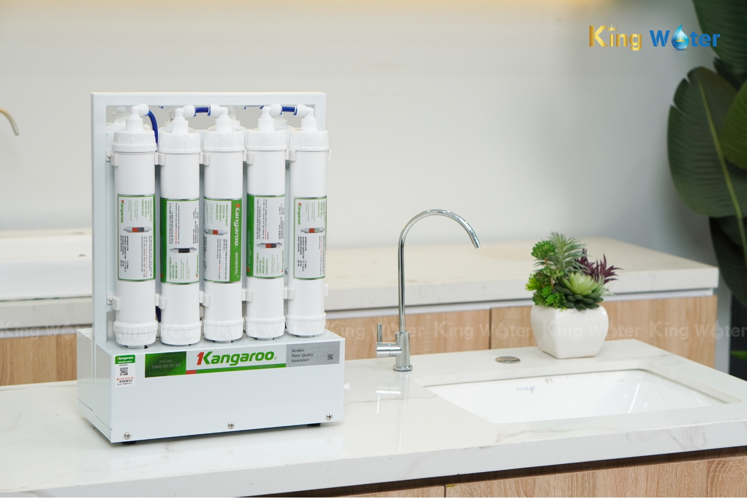 Máy Lọc Nước RO Kangaroo KGHP66 | Để Gầm 9 lõi