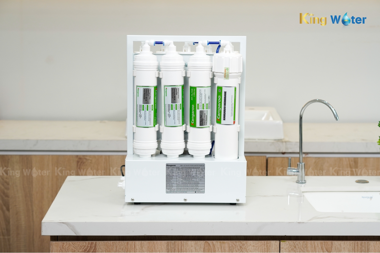 Máy Lọc Nước RO Kangaroo KGHP66 | Để Gầm 9 lõi