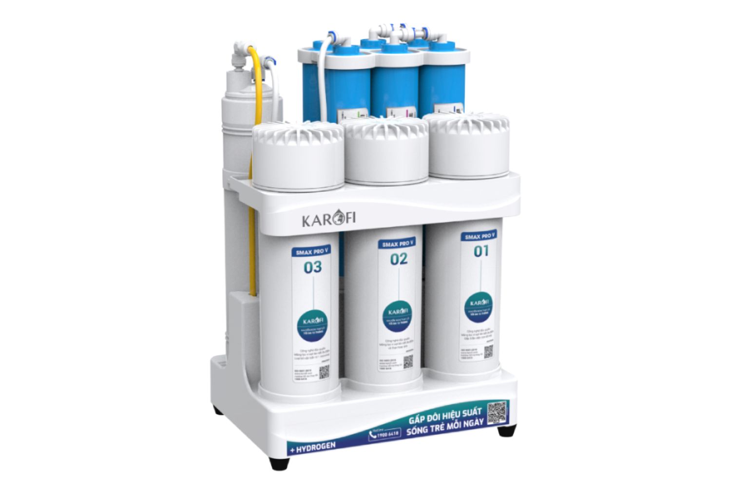 Máy Lọc Nước RO Karofi KAQ-U03 Pro | Âm Tủ 10 Lõi