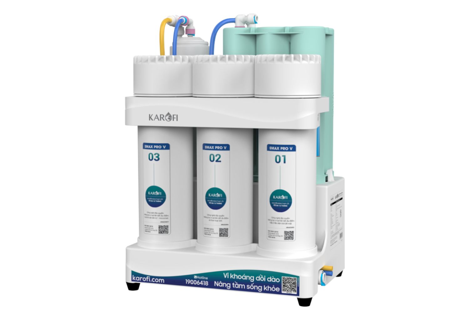 Máy Lọc Nước RO Karofi KAQ-U05 Pro | Âm Tủ 10 Lõi