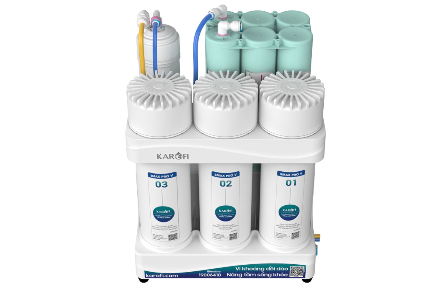 Máy Lọc Nước RO Karofi KAQ-U05 Pro | Âm Tủ 10 Lõi