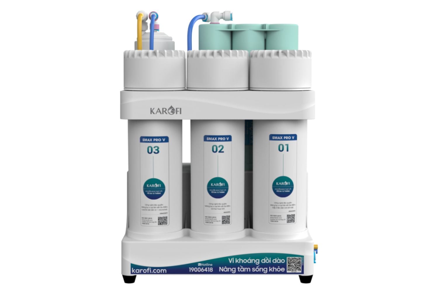 Máy Lọc Nước RO Karofi KAQ-U05 Pro | Âm Tủ 10 Lõi