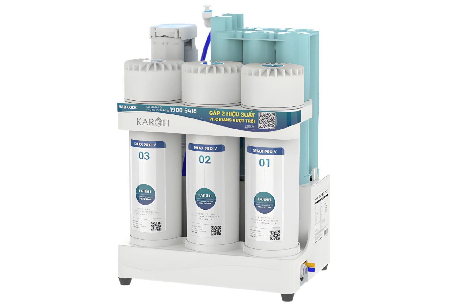 Máy Lọc Nước RO Karofi KAQ-U50K | Để Gầm 10 Lõi