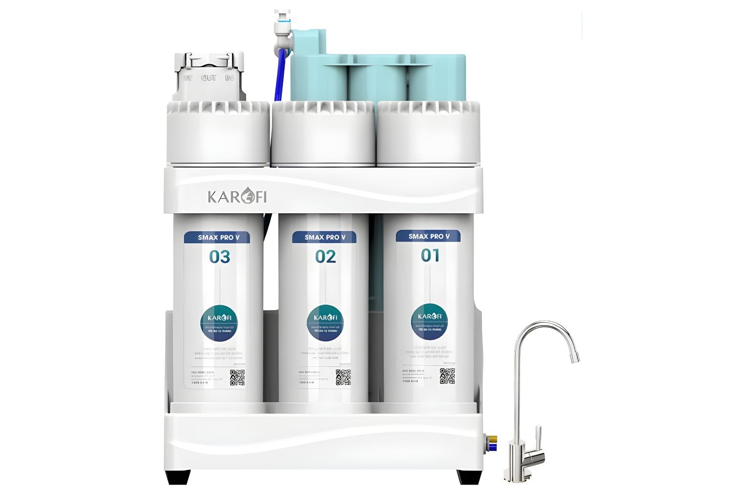 Máy Lọc Nước RO Karofi KAQ-U50K | Để Gầm 10 Lõi