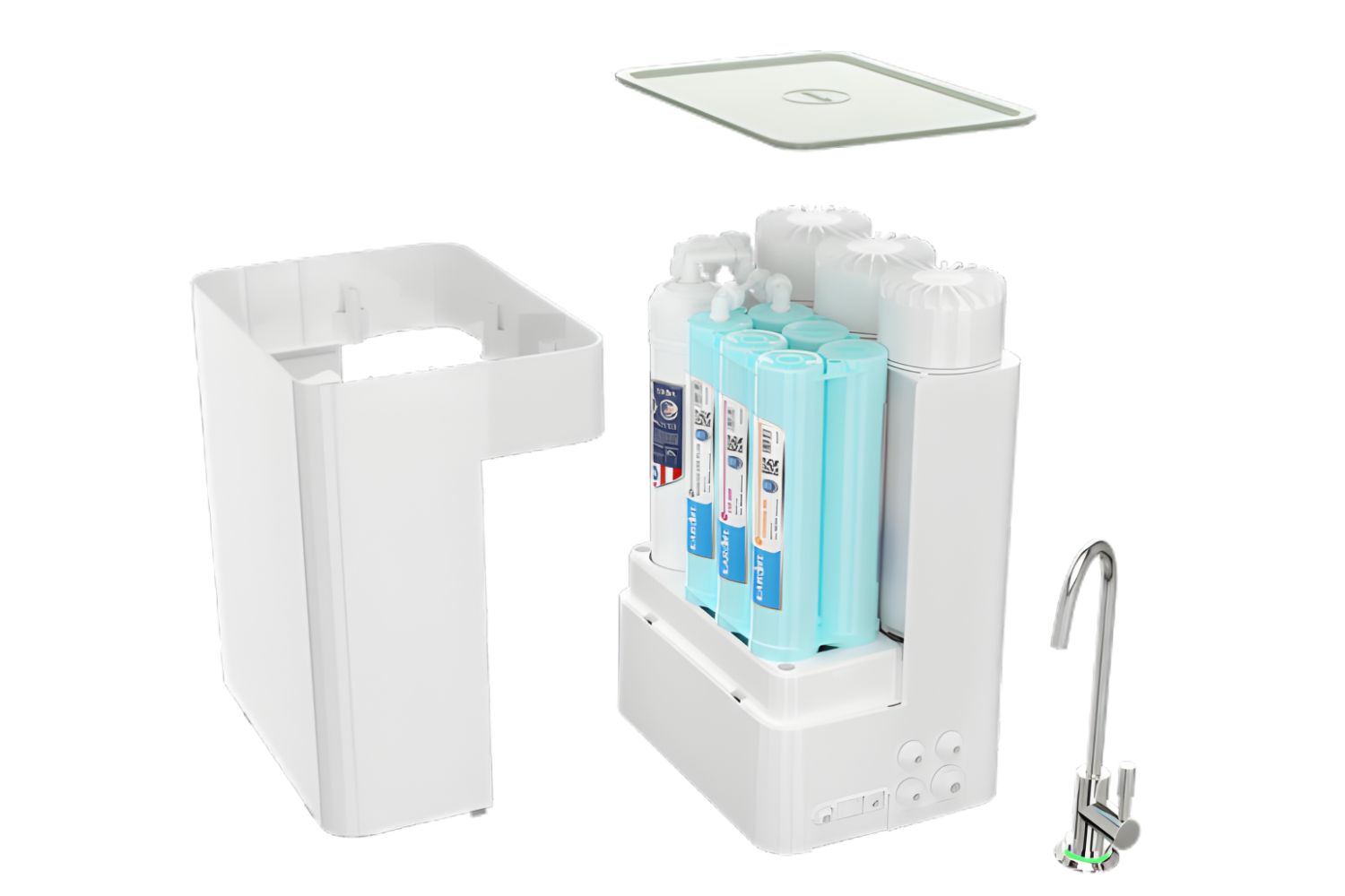 Máy Lọc Nước RO Hydrogen Karofi KAQ-U98 PRO | Để Gầm 10 Lõi