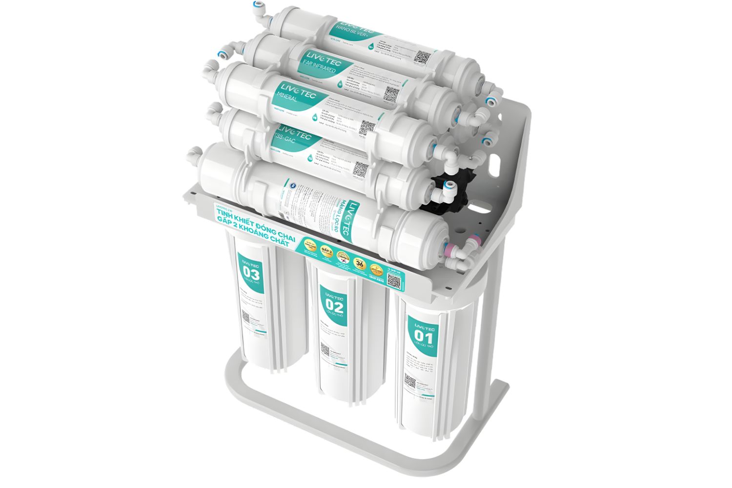 Máy Lọc Nước RO Karofi Livotec 210 | Để Gầm 10 Lõi