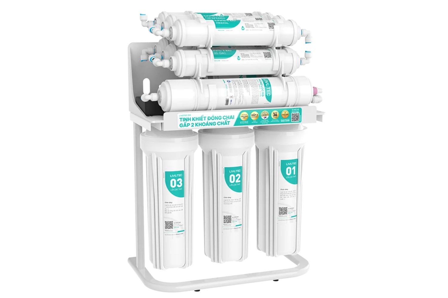 Máy Lọc Nước RO Karofi Livotec 210 | Để Gầm 10 Lõi