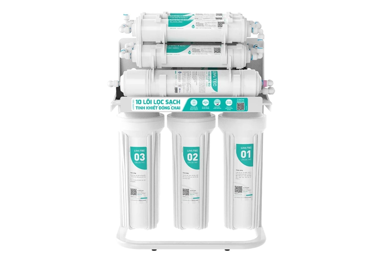 Máy Lọc Nước R.O Karofi Livotec 216S | Để Gầm 10 Lõi