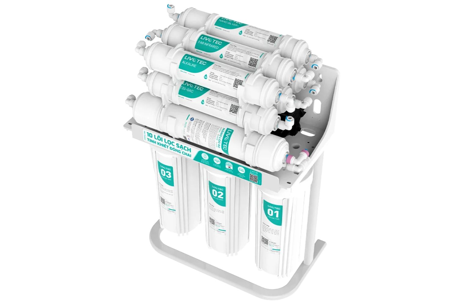 Máy Lọc Nước R.O Karofi Livotec 216S | Để Gầm 10 Lõi