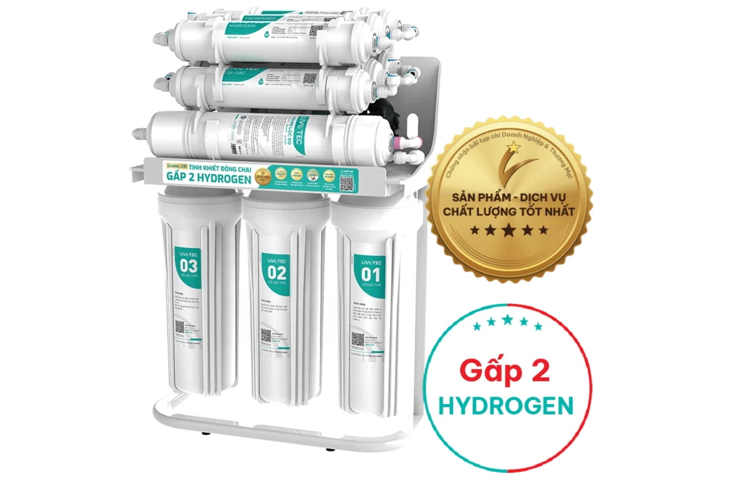 Máy Lọc Nước RO Livotec 218 | Để Gầm 10 Lõi