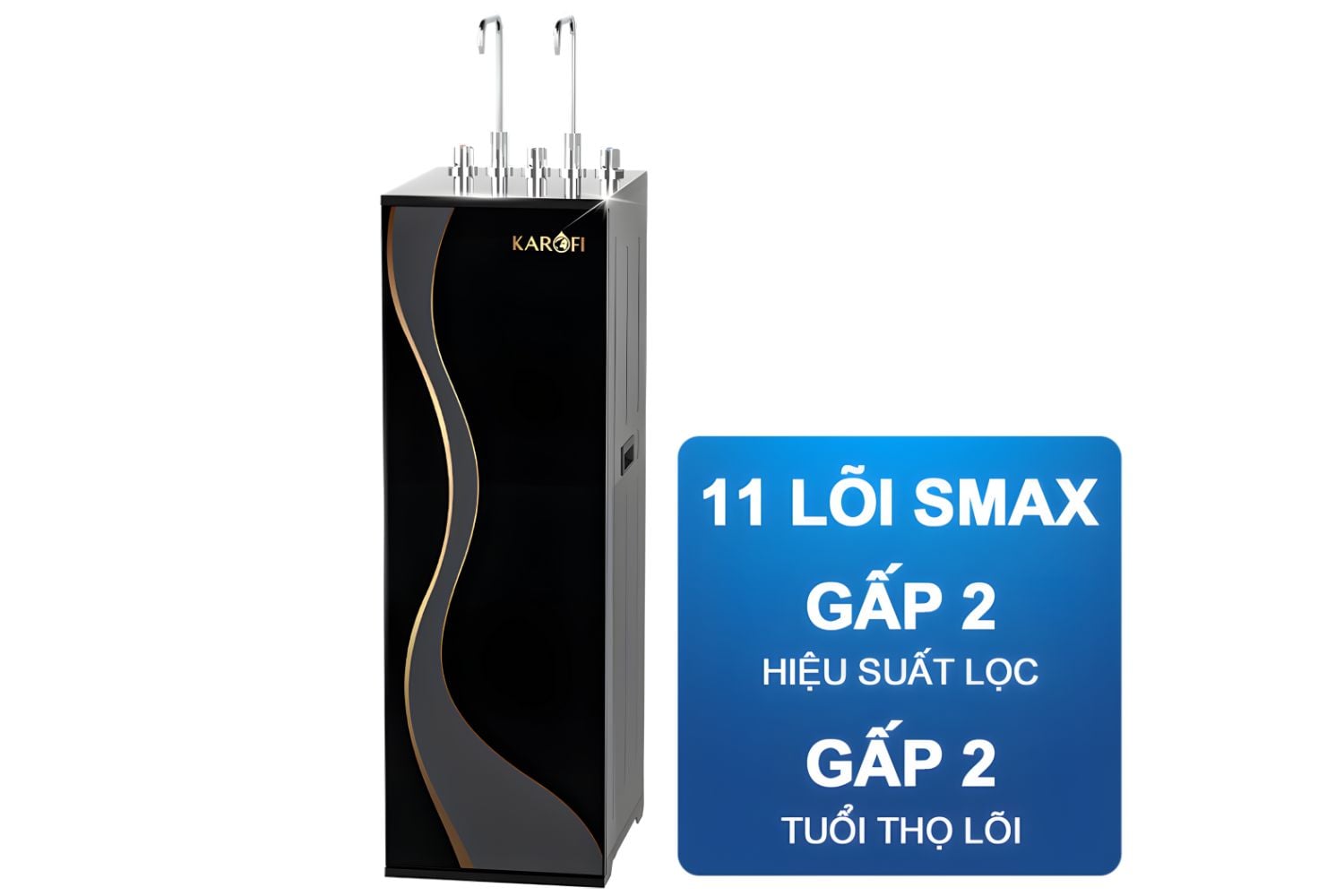 Máy Lọc Nước RO Nóng Lạnh Karofi KAD-D66S PRO | Tủ Đứng 11 Lõi