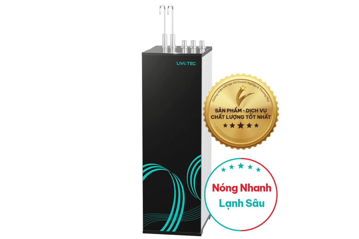 Máy Lọc Nước RO Nóng Lạnh Karofi Livotec 630S | Tủ Đứng 10 Lõi