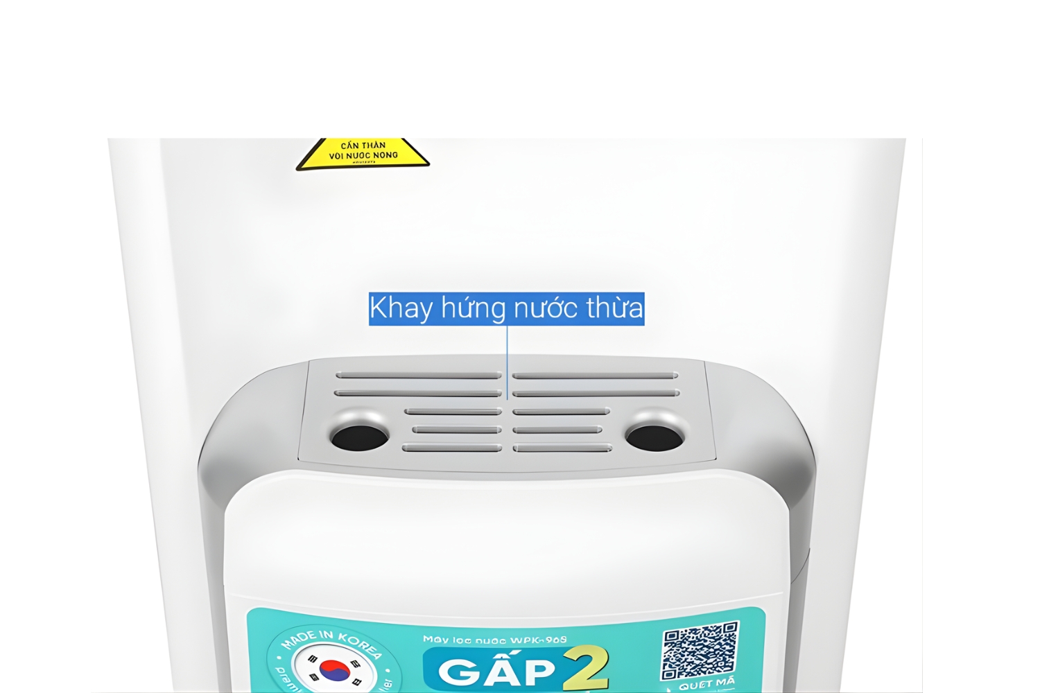 Máy Lọc Nước RO Nóng Lạnh Korihome WPK-965 | Tủ Đứng 12 Lõi