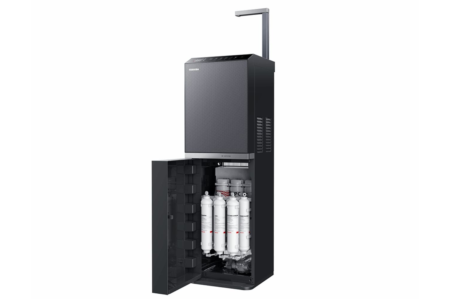 Máy Lọc Nước RO Hydrogen Nóng Lạnh Nguội Toshiba Pure TWP-W2396SVN (M) | Tủ Đứng 10 Lõi