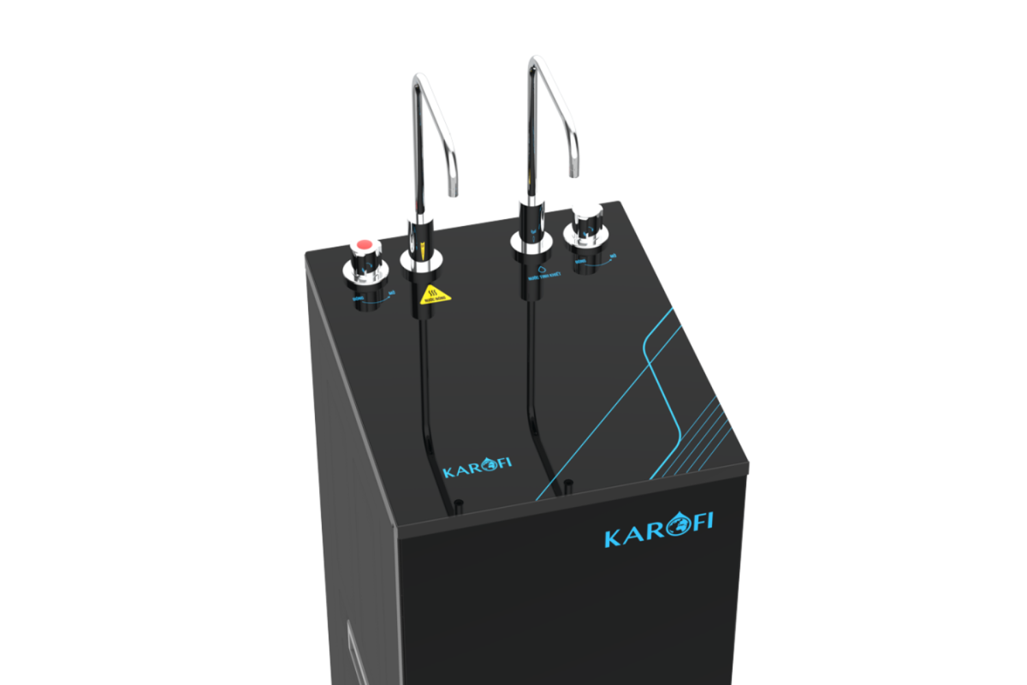 Máy Lọc Nước RO Nóng Nguội Karofi KAH-D18 | Tủ Đứng 11 Lõi