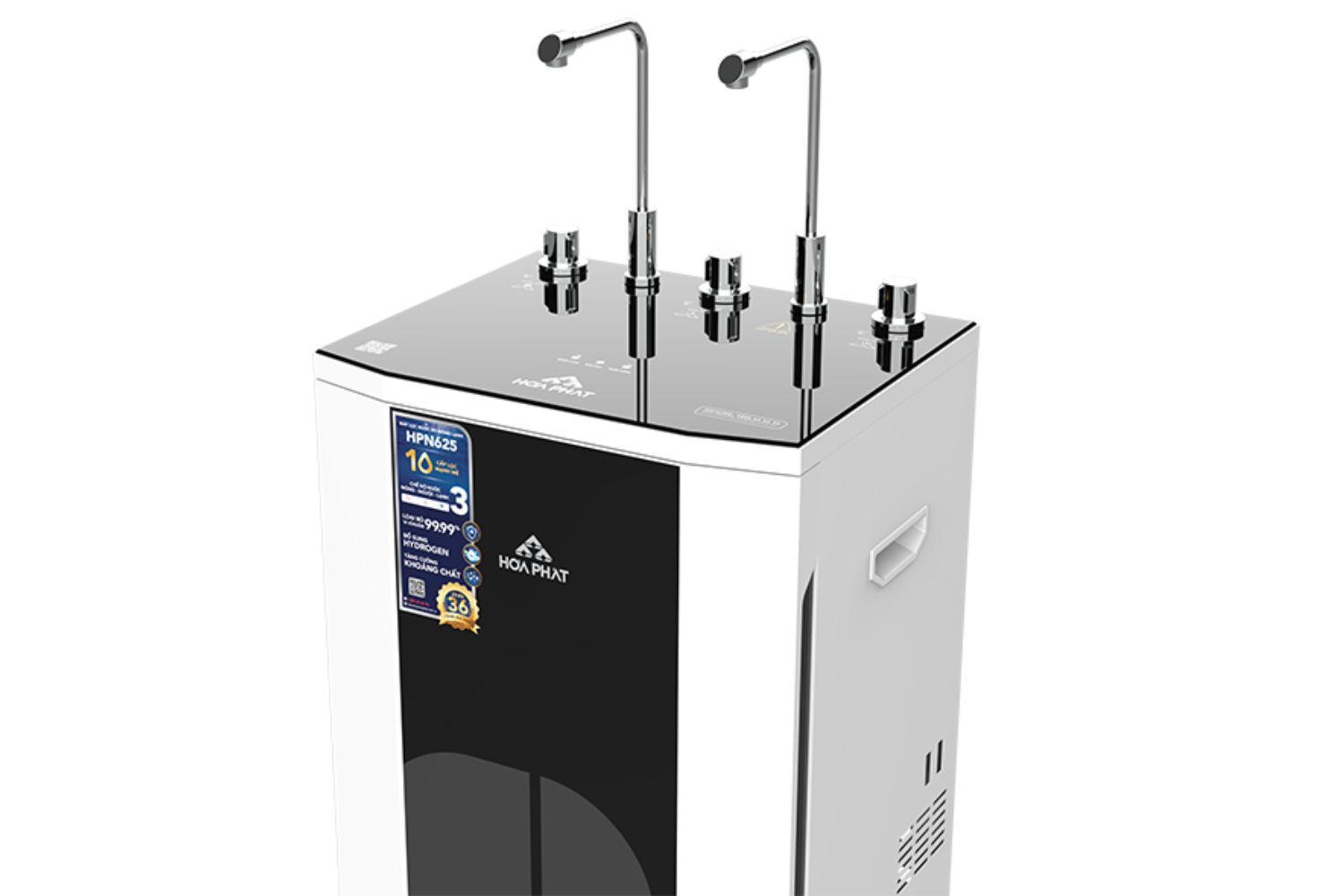 Máy Lọc Nước RO Nóng Nguội Lạnh Hydrogen Hoà Phát HPN625 | Tủ Đứng 10 Lõi