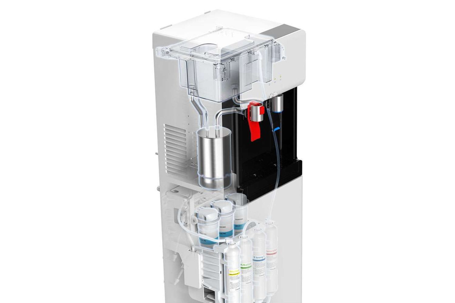 Máy Lọc Nước RO Nóng Nguội Toshiba TWP-H1660SVN (W) | Tủ Đứng 7 Lõi