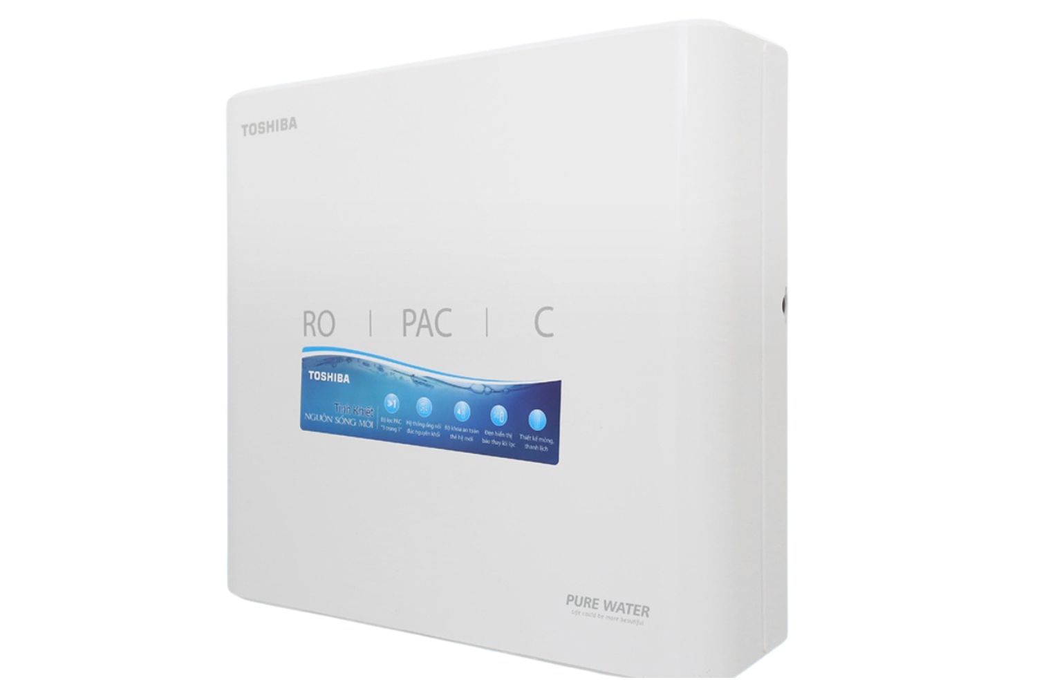 Máy Lọc Nước RO Toshiba TWP-N1686UV (W) | Để Bàn Âm Tủ 3 Lõi