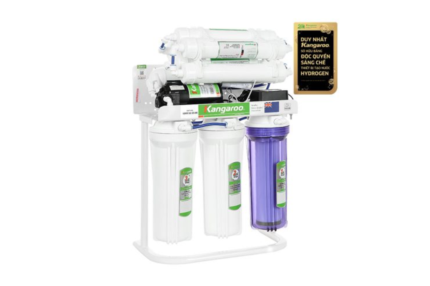 Máy lọc nước Kangaroo Hydrogen chân quỳ KGRP10 10 lõi