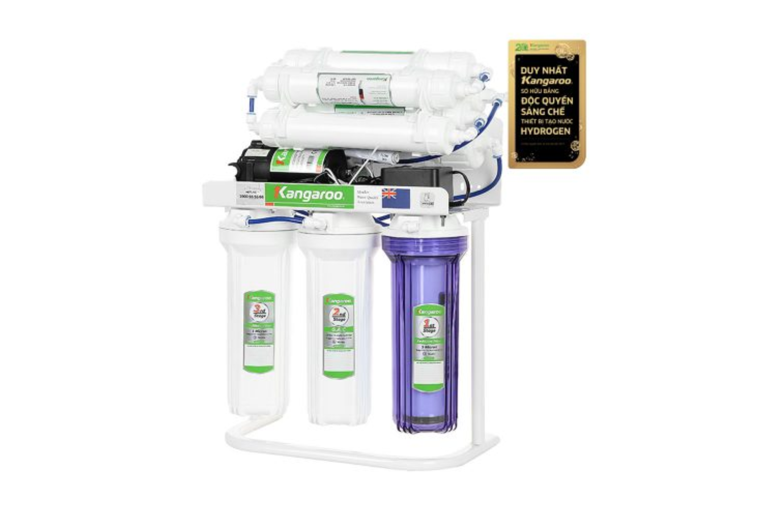 Máy lọc nước Kangaroo Hydrogen chân quỳ KGRP10 10 lõi