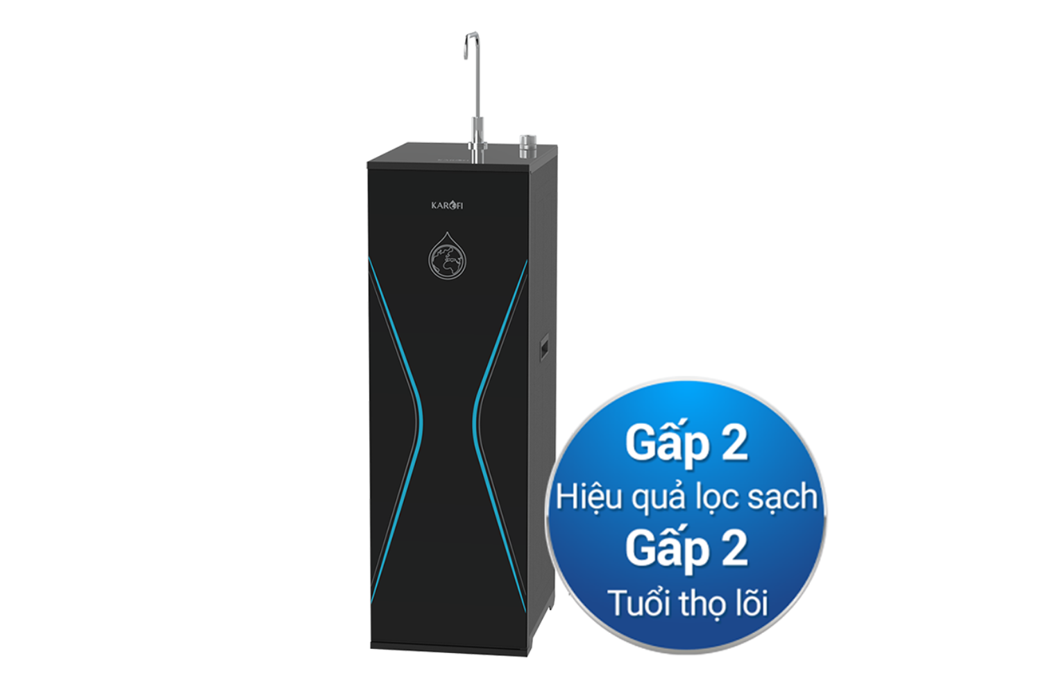 Máy lọc nước RO 11 lõi Karofi KAQ-D36S