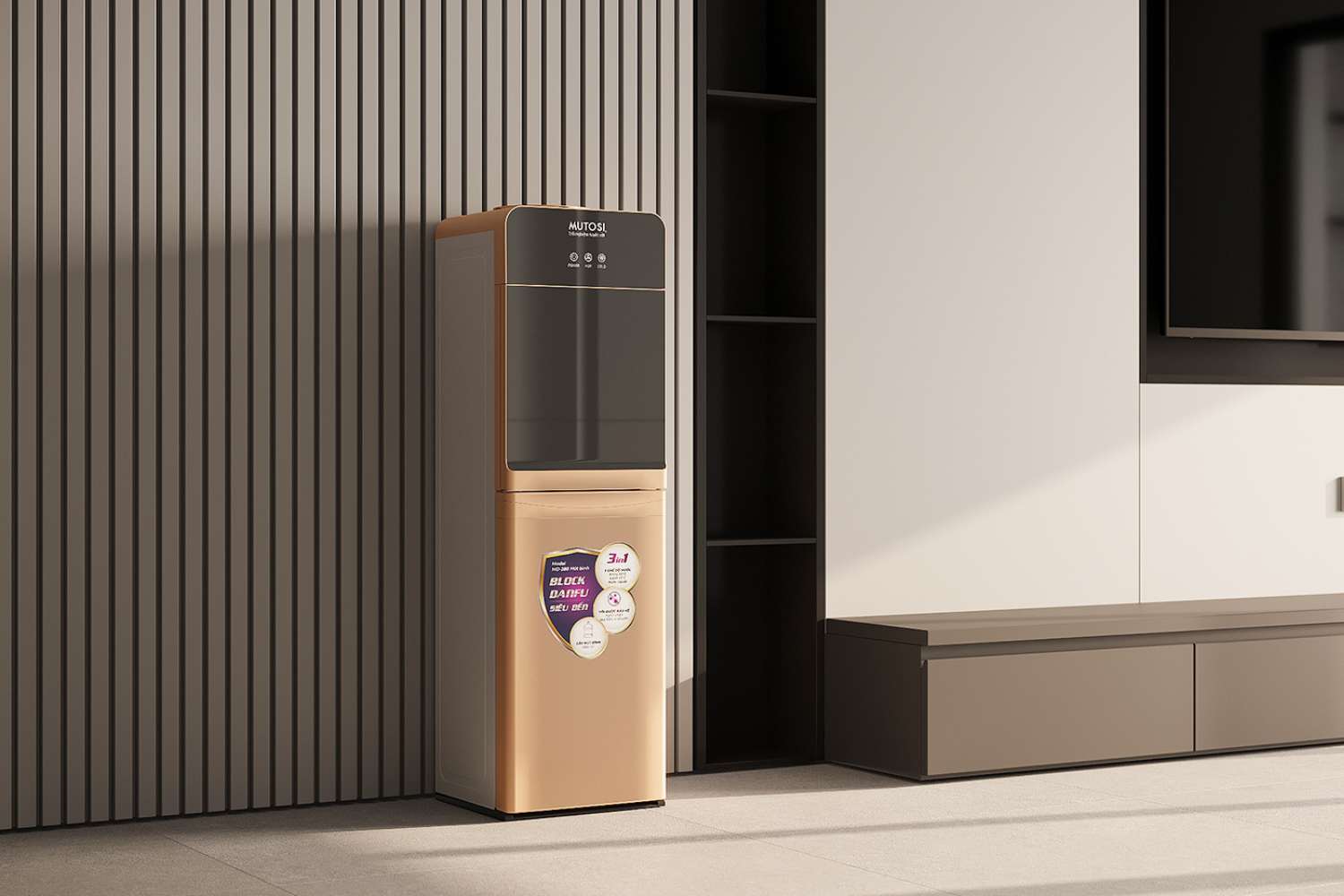 Cây nước nóng lạnh hút bình Mutosi MD-280