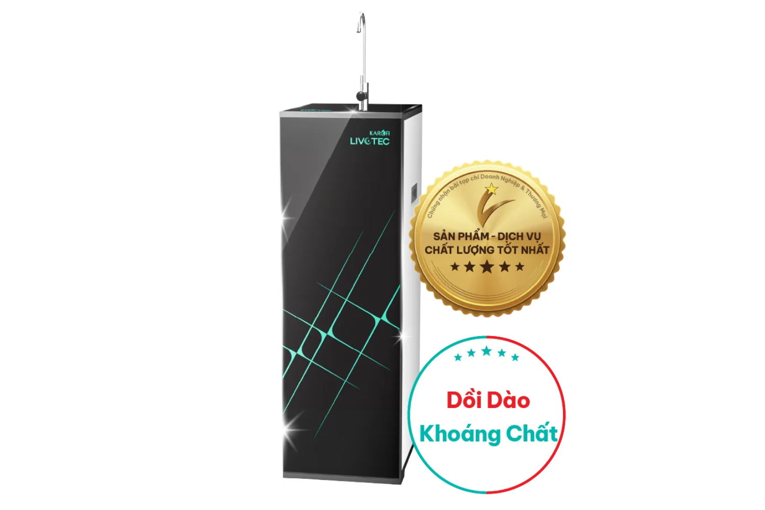 Máy lọc nước RO 10 lõi Karofi LIVOTEC 606