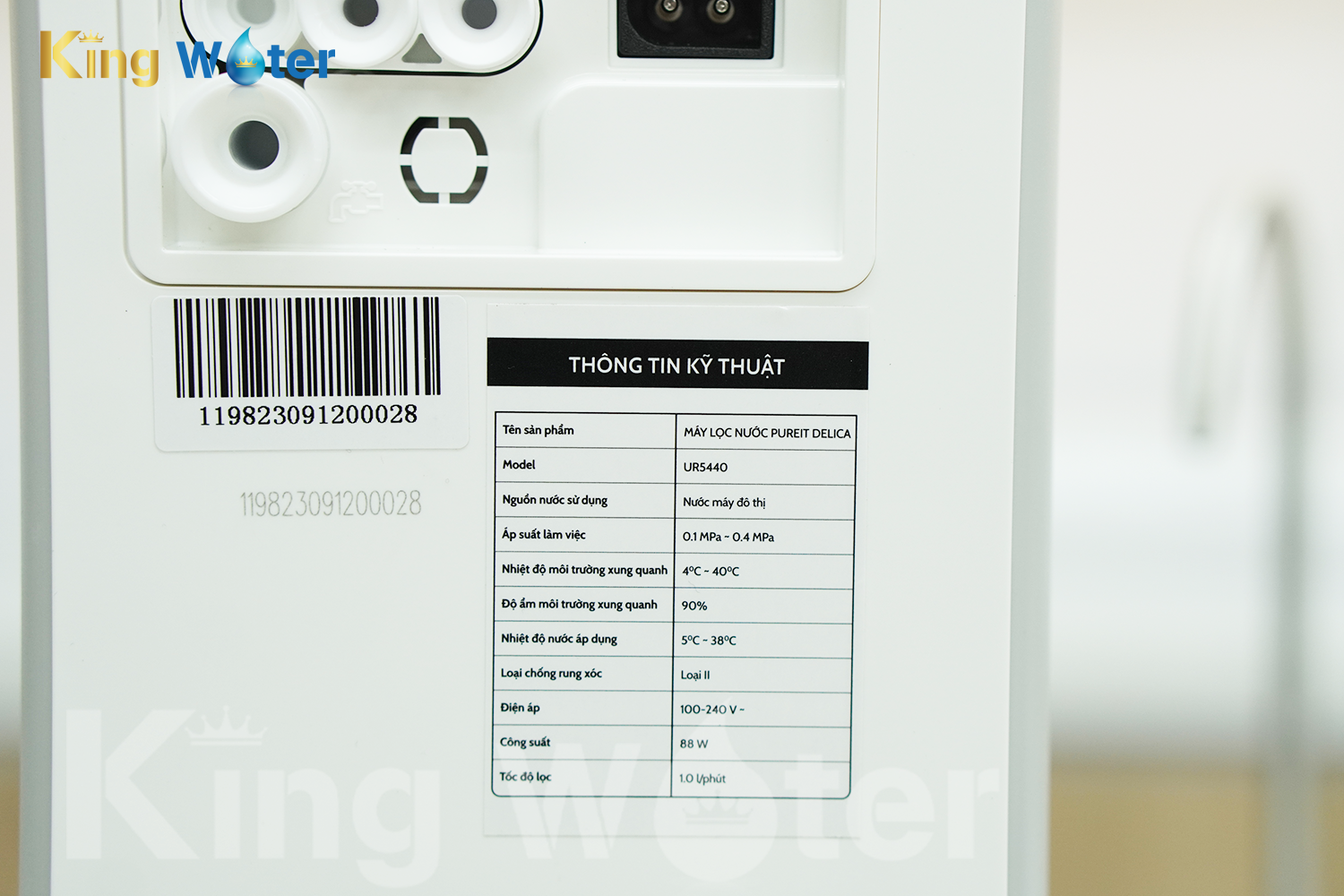 Máy lọc nước Unilever Pureit Delica UR5440